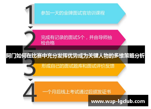 阿门如何在比赛中充分发挥优势成为关键人物的多维策略分析